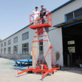 14m hydraulic two mast two man lift for aerial work